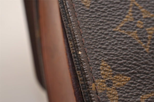 Auth Louis Vuitton Monogram Cartouchiere MM M51253 Shoulder Cross Bag Junk 9296J