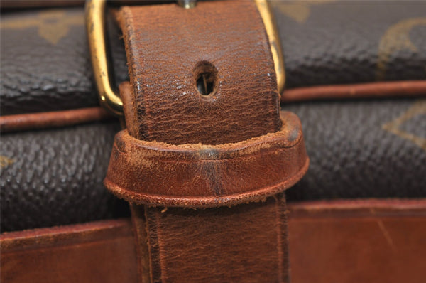 Auth Louis Vuitton Monogram Cartouchiere MM M51253 Shoulder Cross Bag Junk 9296J