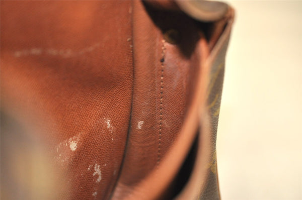 Auth Louis Vuitton Monogram Cartouchiere MM M51253 Shoulder Cross Bag Junk 9296J