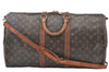 Auth Louis Vuitton Monogram Keepall Bandouliere 55 M41414 Boston Bag Junk 9297G