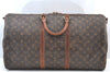 Auth Louis Vuitton Monogram Keepall Bandouliere 55 M41414 Boston Bag Junk 9297G