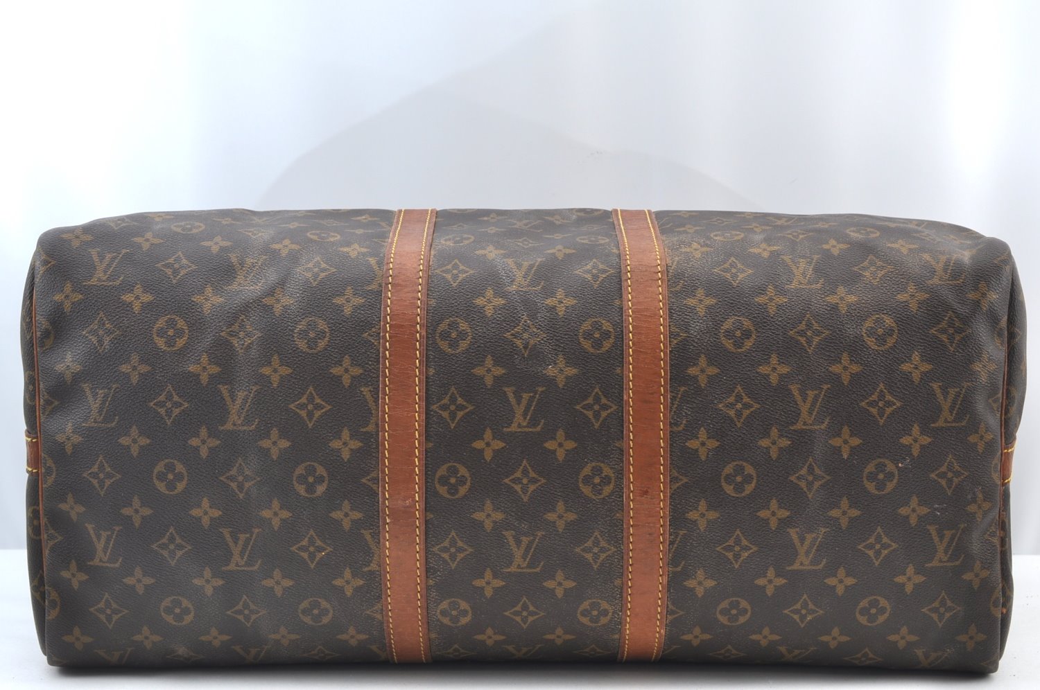 Auth Louis Vuitton Monogram Keepall Bandouliere 55 M41414 Boston Bag Junk 9297G