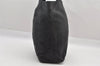 Authentic PRADA VELA Nylon Tessuto Leather Shoulder Tote Bag B5880F Black 9297I