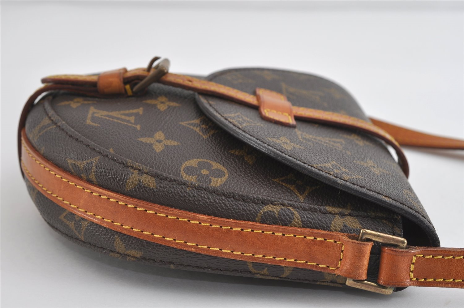 Authentic Louis Vuitton Monogram Chantilly PM Shoulder Cross Bag M51234 LV 9298I