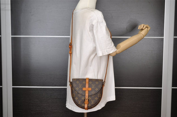 Authentic Louis Vuitton Monogram Chantilly PM Shoulder Cross Bag M51234 LV 9298I