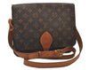 Authentic Louis Vuitton Monogram Cartouchiere GM M51252 Shoulder Cross Bag 9300I