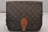 Authentic Louis Vuitton Monogram Cartouchiere GM M51252 Shoulder Cross Bag 9300I