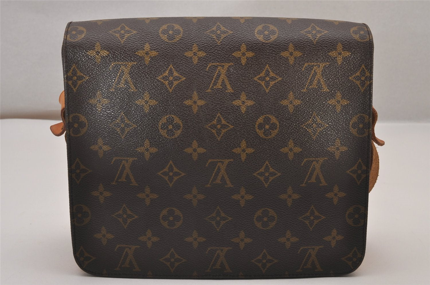 Authentic Louis Vuitton Monogram Cartouchiere GM M51252 Shoulder Cross Bag 9300I