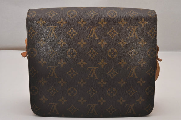Authentic Louis Vuitton Monogram Cartouchiere GM M51252 Shoulder Cross Bag 9300I