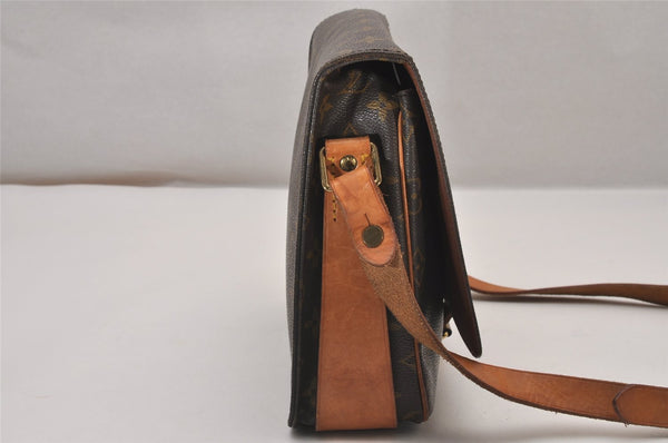 Authentic Louis Vuitton Monogram Cartouchiere GM M51252 Shoulder Cross Bag 9300I