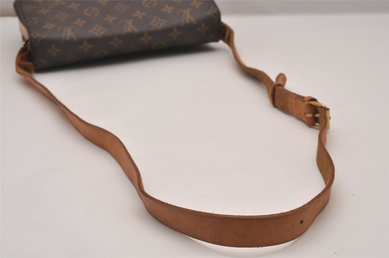 Authentic Louis Vuitton Monogram Cartouchiere GM M51252 Shoulder Cross Bag 9300I