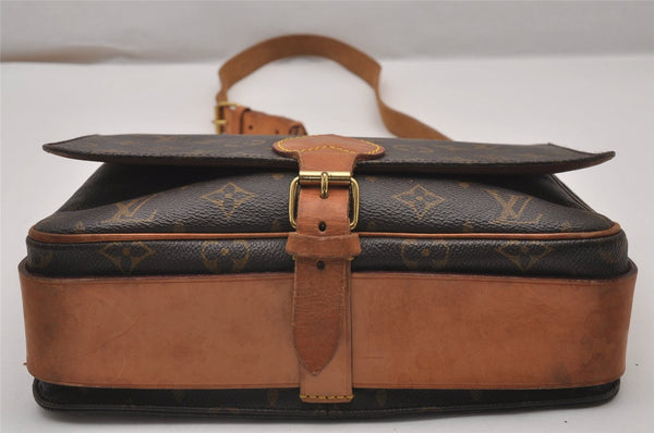 Authentic Louis Vuitton Monogram Cartouchiere GM M51252 Shoulder Cross Bag 9300I