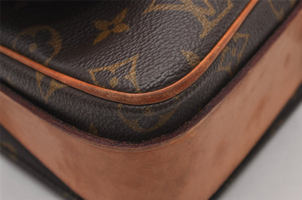 Authentic Louis Vuitton Monogram Cartouchiere GM M51252 Shoulder Cross Bag 9300I