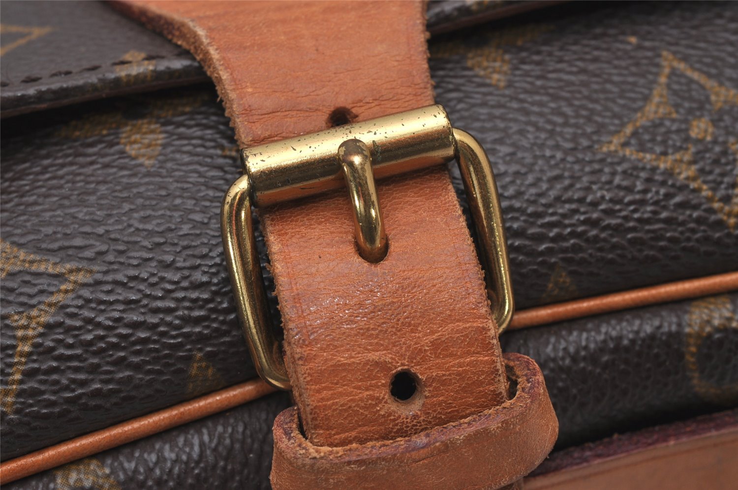 Authentic Louis Vuitton Monogram Cartouchiere GM M51252 Shoulder Cross Bag 9300I