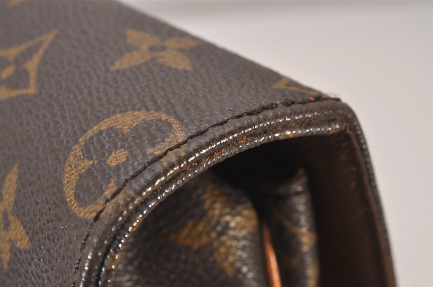 Authentic Louis Vuitton Monogram Cartouchiere GM M51252 Shoulder Cross Bag 9300I