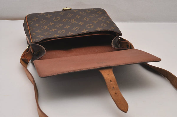 Authentic Louis Vuitton Monogram Cartouchiere GM M51252 Shoulder Cross Bag 9300I