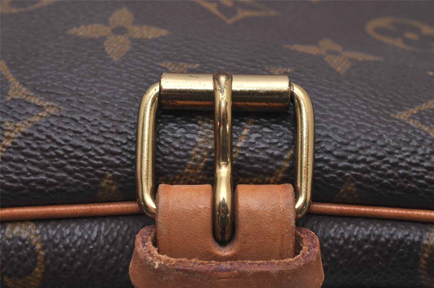 Authentic Louis Vuitton Monogram Cartouchiere GM M51252 Shoulder Cross Bag 9300I