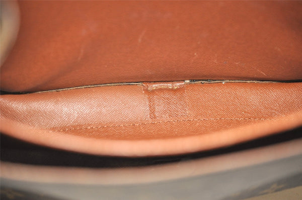 Authentic Louis Vuitton Monogram Cartouchiere GM M51252 Shoulder Cross Bag 9300I