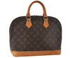 Authentic Louis Vuitton Monogram Alma Hand Bag Purse M51130 LV 9301I