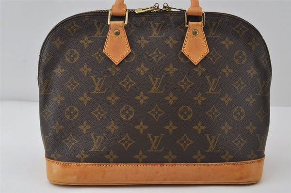 Authentic Louis Vuitton Monogram Alma Hand Bag Purse M51130 LV 9301I