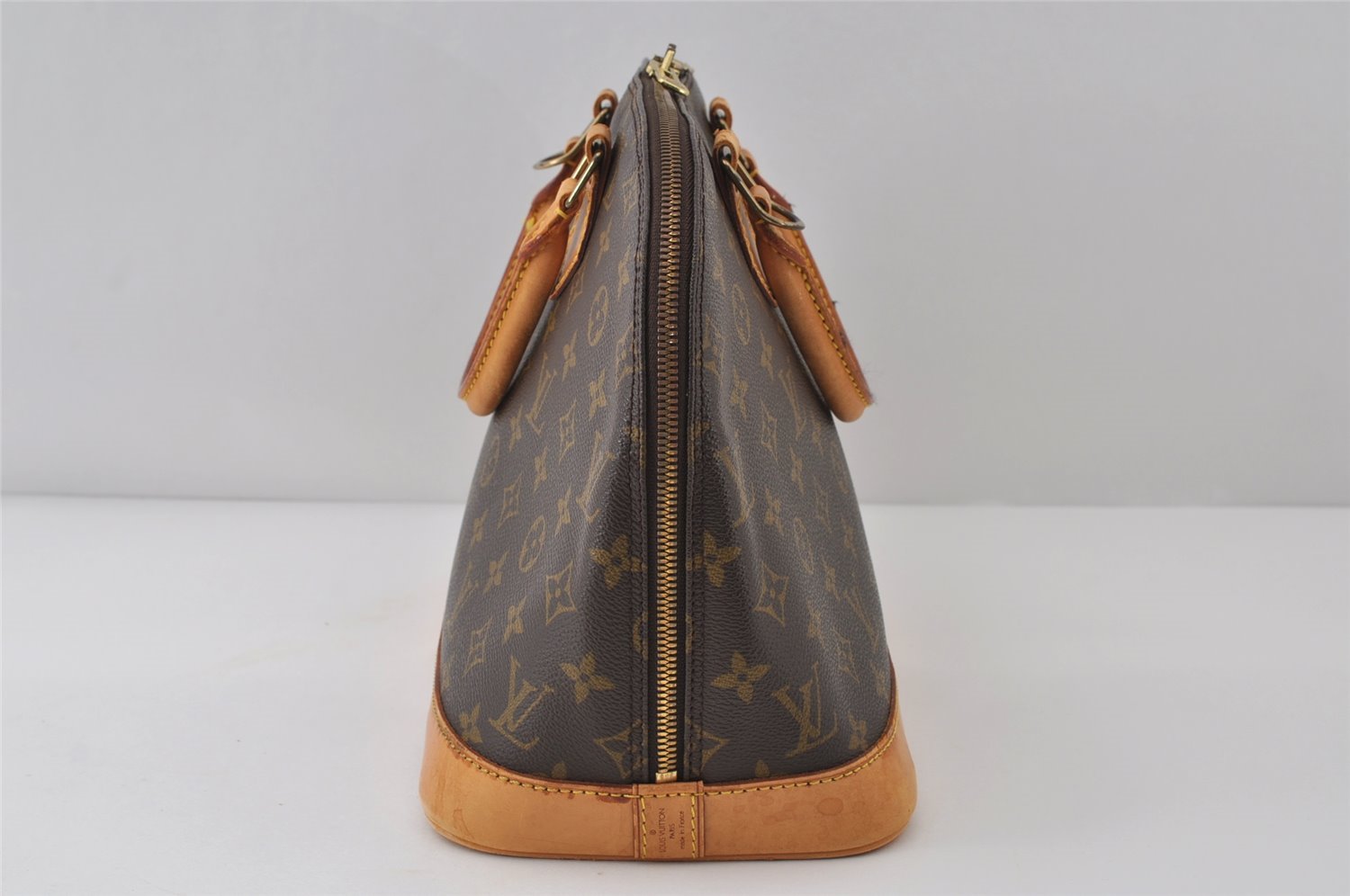 Authentic Louis Vuitton Monogram Alma Hand Bag Purse M51130 LV 9301I