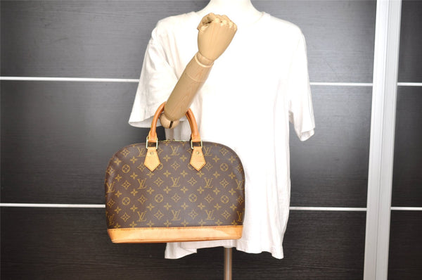 Authentic Louis Vuitton Monogram Alma Hand Bag Purse M51130 LV 9301I