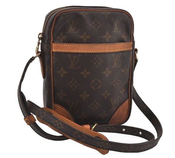 Authentic Louis Vuitton Monogram Danube Shoulder Cross Body Bag M45266 LV 9302I