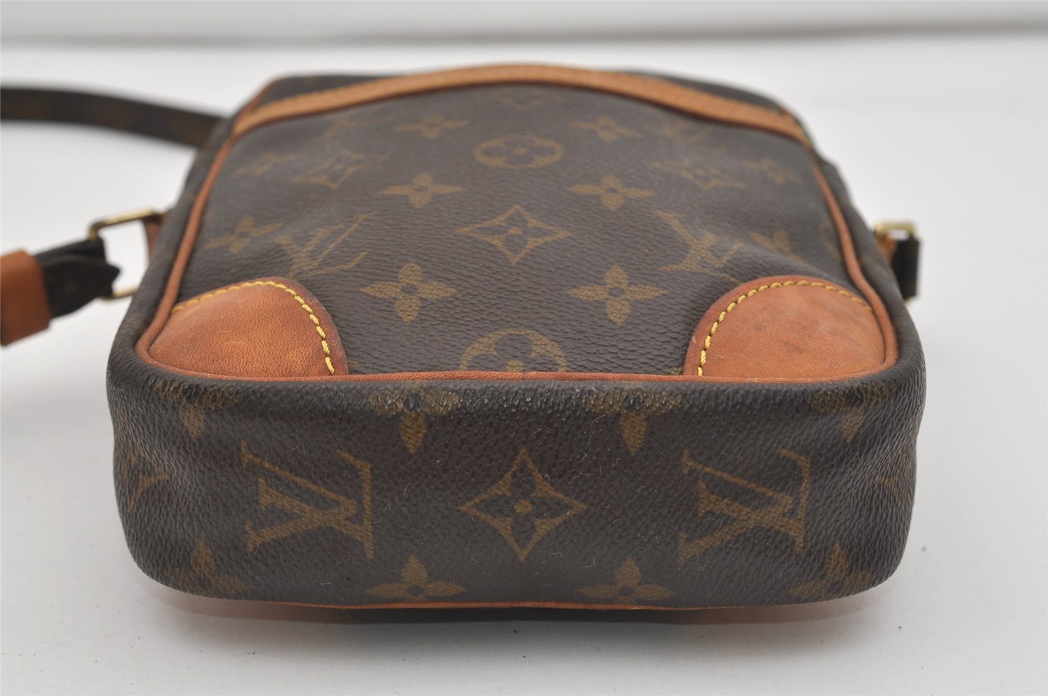 Authentic Louis Vuitton Monogram Danube Shoulder Cross Body Bag M45266 LV 9302I