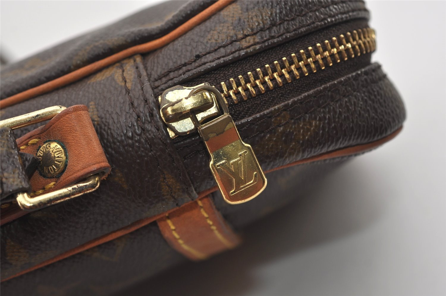 Authentic Louis Vuitton Monogram Danube Shoulder Cross Body Bag M45266 LV 9302I