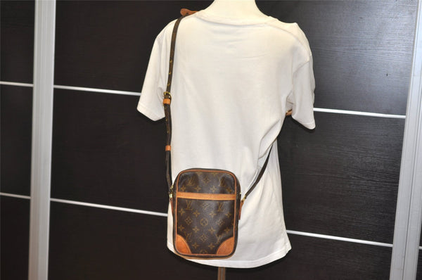 Authentic Louis Vuitton Monogram Danube Shoulder Cross Body Bag M45266 LV 9302I