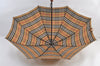 Authentic Burberrys Nova Check Folding Umbrella Beige Brown 9302J