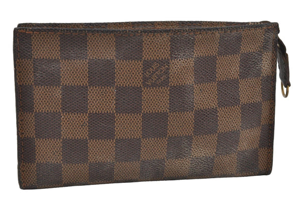 Authentic Louis Vuitton Damier Marais Bucket Pouch Purse Clutch LV Junk 9303I