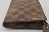 Authentic Louis Vuitton Damier Marais Bucket Pouch Purse Clutch LV Junk 9303I