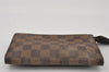 Authentic Louis Vuitton Damier Marais Bucket Pouch Purse Clutch LV Junk 9303I