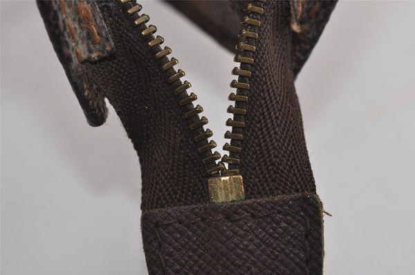 Authentic Louis Vuitton Damier Marais Bucket Pouch Purse Clutch LV Junk 9303I