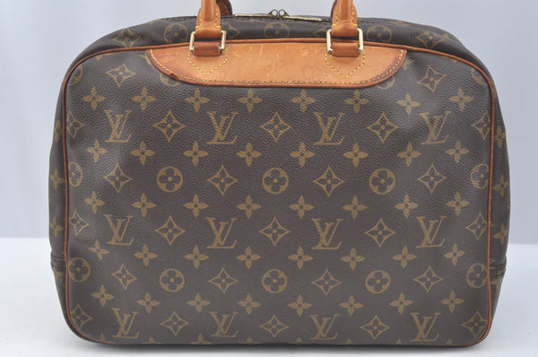 Authentic Louis Vuitton Monogram Deauville Hand Bag M47270 LV 9306I
