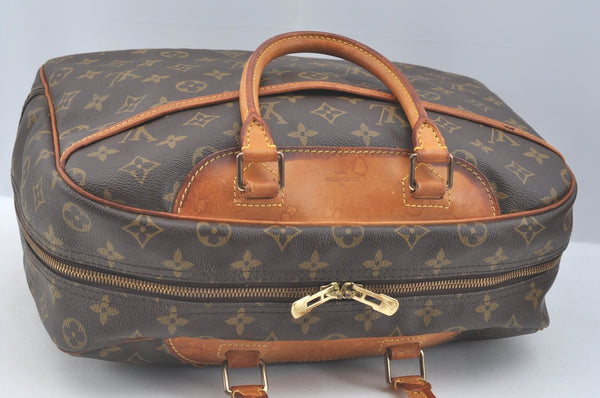 Authentic Louis Vuitton Monogram Deauville Hand Bag M47270 LV 9306I