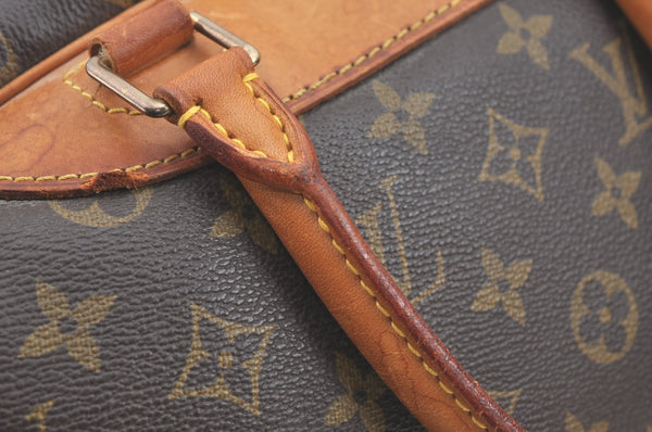 Authentic Louis Vuitton Monogram Deauville Hand Bag M47270 LV 9306I