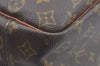 Authentic Louis Vuitton Monogram Deauville Hand Bag M47270 LV 9306I