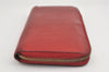 Authentic Louis Vuitton Vernis Zippy Wallet Long Purse Red M91981 LV 9307I