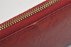 Authentic Louis Vuitton Vernis Zippy Wallet Long Purse Red M91981 LV 9307I