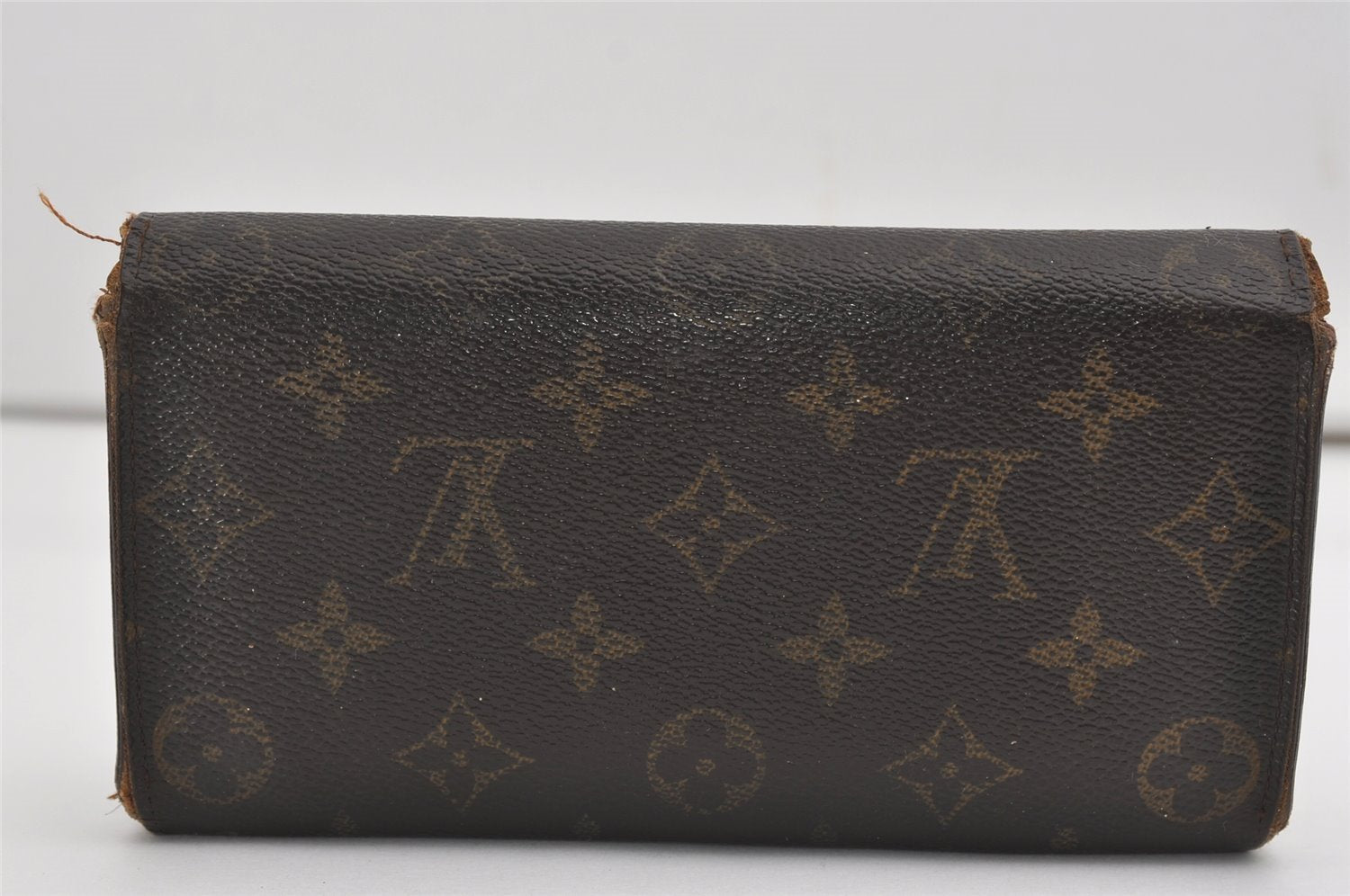 Authentic Louis Vuitton Monogram Portefeuille Sarah Purse Wallet M61734 LV 9308I