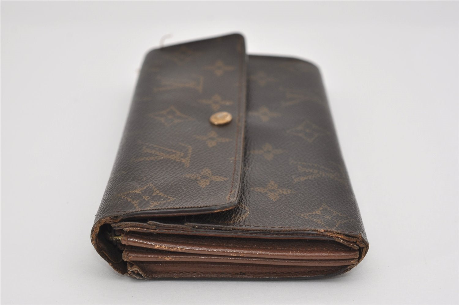 Authentic Louis Vuitton Monogram Portefeuille Sarah Purse Wallet M61734 LV 9308I