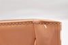 Authentic CHANEL Vinyl Enamel Triple Coco CC Logo Shoulder Tote Bag Beige 9309I