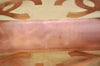 Authentic CHANEL Vinyl Enamel Triple Coco CC Logo Shoulder Tote Bag Beige 9309I
