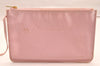 Authentic CHANEL Vinyl Enamel Triple Coco CC Logo Shoulder Tote Bag Beige 9309I