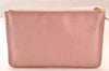 Authentic CHANEL Vinyl Enamel Triple Coco CC Logo Shoulder Tote Bag Beige 9309I