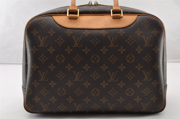 Authentic Louis Vuitton Monogram Deauville Hand Bag M47270 LV 9311I