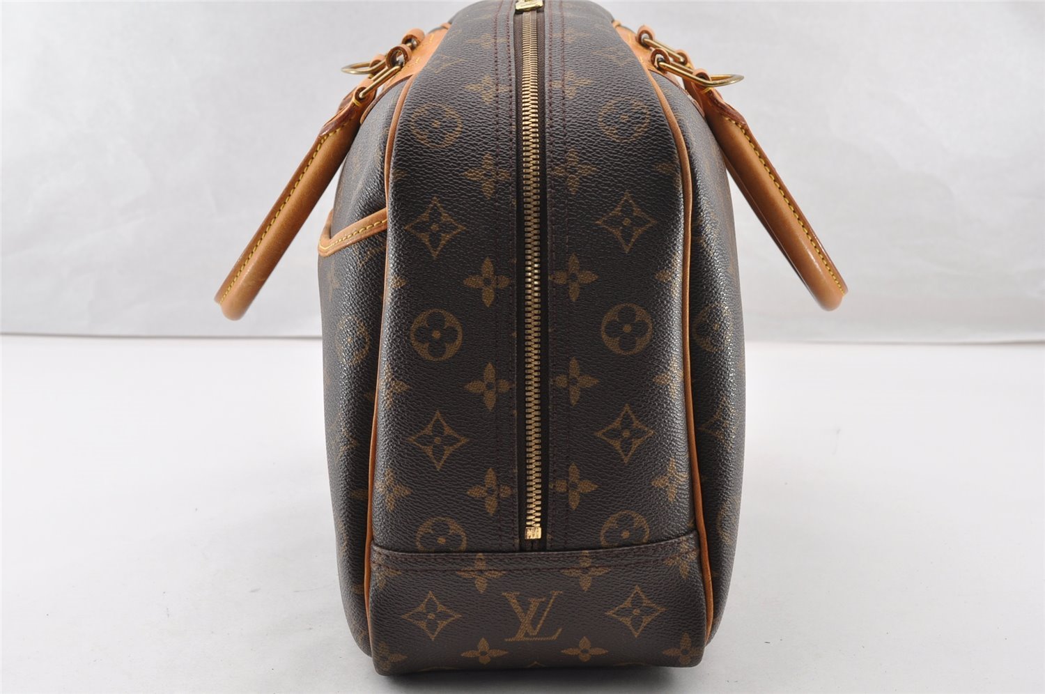Authentic Louis Vuitton Monogram Deauville Hand Bag M47270 LV 9311I