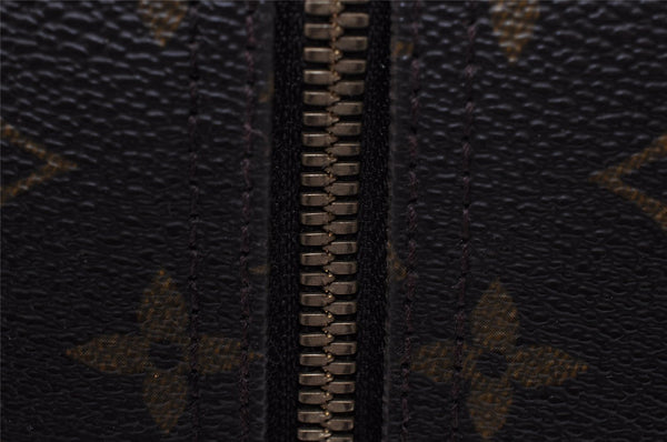 Authentic Louis Vuitton Monogram Deauville Hand Bag M47270 LV 9311I